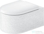 Duravit VITRIUM fali WC ülőke nélkül, fényes/matt fehér 250609FF00 (250609FF00)