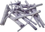  Frosty Twigs | Zúzmarás hatású dekorációs ágacskák terráriumba (Lilás-fehér) 4-9 cm - 25 db