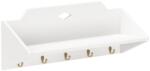 Cam Cam Copenhagen Бяла стенна детска закачалка 75x27 cm Luca - Cam Cam Copenhagen (2050-23-000-EU)