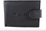 Always Wild Kisméretű férfi bőr pénztárca fekete Always Wild (fr-88650-black)