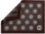 Lékué Microperforated Baking Mat tapadásmentes mikroperforált szilikon sütőlap, kétoldalas forma - éclair és képviselőfánkhoz, 300x400mm, barna - 881367 (LK881367)