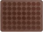 Lékué Silicone Macaron Baking Mat szilikon macaron sütőlap, 24db macaron elkészítéséhez, standard méret - 300x400mm, barna - 880629 (LK880629)