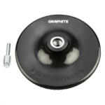 GRAPHITE Gumitányér 150 mm*M14 + Szár (55H929)