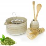Bedee Ceremónia Teafőző Szett Matcha 6El Fekete Seprű Kanál