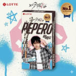 Lotte Pepero White Cookie Random Member Cover 32g Stray Kids Edition