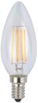 Life Light Led Led Filament gyertya égő 4W, 500 Lumen, E14, 2700K, meleg fehér. Life Light Led 2 év garancia! (LLGYFIL4WE14K2700)