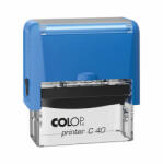 Colop Printer C40 bélyegzőház 59×23 mm - önfestékező bélyegző : Színek - Kék
