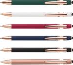 gigastore UV nyomtatott rose gold alumínium érintőképernyős toll - gumis fogással : Színek - Rose gold