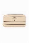 budmil női műbőr dupla cipzáros pénztárca, bézs (10020147-001261-0000)