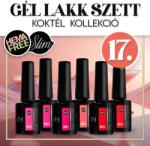 Mystic Nails Gél lakk Szett 17 - Koktél (HEMA-free) - 6 db x 6ml