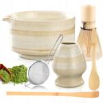Bedee Matcha Kiegészítő Szett 6 Részes Bambusz Teafőző (ZESTAW MATCHA BAMBUSOWE )