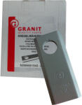 GRANIT Cutit drept cositoare, set 25 buc - pentru coasa rotativa Lisicki, Deutz, Krone, Niemeyer, Pottinger (52506561542/25.)