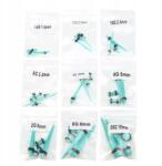  Expander Taper Kinyomó Piercing Dupla Szett 36 Db 1, 6-16MM