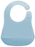 AppeKids Baveta din silicon cu buzunar Aqua Blue 6 luni+, 1 bucata, Appekids Bavata