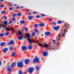  Viszkóz RAYON POPLIN Poppys design A