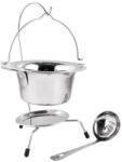 MagicHome Set pentru servire ceaun, din inox, 0.8 L, 3 piese, Magic Home (801835) - edanco Ceaun