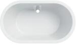 Geberit Cada ovala de baie copii, montare in placa, 91 cm x 51, 5 cm, alb alpin, Varicor, antibacteriana, Geberit Bambini (407010016)