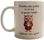  Ébredés után-fehér bögre