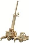 Pebaro Set de constructie din lemn „Camion macara debitat cu laser Pebaro (PEB-863/4)