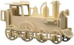 Pebaro Set de constructie din lemn „Locomotiva debitat cu laser Pebaro (PEB-850/1)