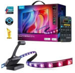 Govee Smart Bandă LED Backlight 3 Pro Wi-Fi Pentru Televizor 12V RGBIC Lumină 3.6m R2A80 (R2A80)