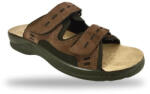DrMonteBosco Shoes Monte Bosco férfi komfort papucs - 8194 barna kényelmi papucs
