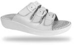 DrMonteBosco Shoes Monte Bosco női tüskés talpú masszázspapucs - TS-3 fehér komfort papucs