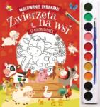 Olesiejuk Animale la fermă. Pictură cu vopsele Carte de colorat