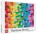 Chronicle Books Puzzle LEGO® cuburi curcubeu 1000 piese Puzzle