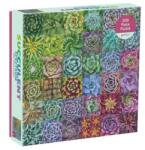Galison Puzzle Colorate suculente 500 piese Puzzle