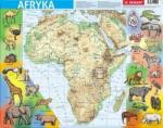 Demart Puzzle cu ramă - Africa fizică Puzzle