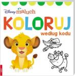 opracowanie zbiorowe Disney Little One. Color by code Carte de colorat