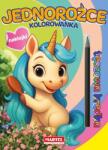 Salamon Katarzyna Creion curcubeu. Unicorni cu autocolante Carte de colorat