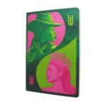Paperblanks Rozul se potrivește cu verde - Caiet A4 în pătrățele