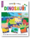 Svojtka&Co Asamblează și lipește Dinozauri Carte de colorat