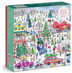 Galison Puzzle Ferma cu brazi de Crăciun 1000 piese Puzzle
