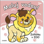 Junior Animăluțe la ZOO - Pictează cu apă! Carte de colorat