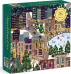 Galison Puzzle metalic Strălucitor oraș 1000 piese Puzzle