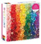 Galison Puzzle Butoane curcubeu 500 piese Puzzle