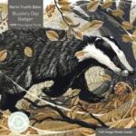 Flame Tree Publishing Puzzle 1000 Borsuk într-o zi vântoasă Martin Truefit Puzzle