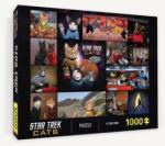 Chronicle Books Puzzle Star Trek cu pisici, 1000 piese Puzzle