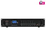 Somogyi Elektronic Kft SAL MPA 120BT multimédiás keverő erősítő, 120 W, 6 csatorna, BT, FM rádió, USB/SD, EQ (MPA 120BT)