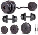 Progressive Set haltera si gantere reglabile de 40 KG Progressive ECGZ45