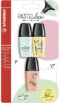 STABILO Boss Mini Pastellove 3db-os vegyes színű szövegkiemelő (B-51456-10)