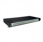 Legrand 032167 24xLC/APC duplex monomódusú 1U-19" fekete LCS3 optikai patch panel (LEGRAND_032167) (LEGRAND_032167)
