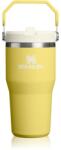 Stanley IceFlow Flip Straw 2.0 Tumbler sticlă termos din oțel inoxidabil Daffodil 590 ml