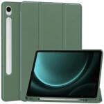 Techsuit Samsung Galaxy Tab S9 FE - Techsuit - Flex Trifold (ceruzatartóval) - Zöld tok