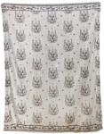 Clayre & Eef Reni bézs barna textil takaró 130x180 cm (GTW60-1)
