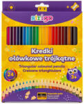 STRIGO Creioane colorate Strigo SSC115, 24 culori, cu ascutitoare (SSC115)