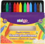 STRIGO Creioane colorate Strigo SSC399 triunghiulare, plastic, 12 culori (SSC399)